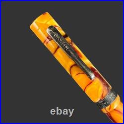 Rare Mint New Condition Endur Vintage Conklin Orange Pearlized Ball Point Pen
