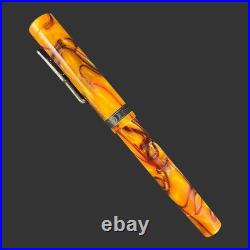 Rare Mint New Condition Endur Vintage Conklin Orange Pearlized Ball Point Pen