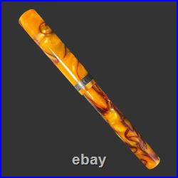 Rare Mint New Condition Endur Vintage Conklin Orange Pearlized Ball Point Pen