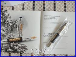 Rare Montblanc Around the World in 80 Days 811 18K Solid Gold Fountain Pen