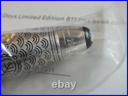 Rare Montblanc Around the World in 80 Days 811 18K Solid Gold Fountain Pen