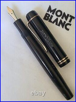 Rare Montblanc Celluloid, 134, 14C, Gold Nib Fountain Pen from 1930's to 1945's
