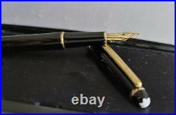 Rare Montblanc Meisterstuck 144, Fountain Pen, 18K Golden Nib Medium
