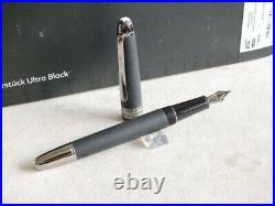 Rare Montblanc Meisterstück Edition Ultra Black Classique 145 Fountain Pen