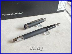 Rare Montblanc Meisterstück Edition Ultra Black Classique 145 Fountain Pen