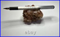 Rare Montblanc Turbo Fountain Pen M Nib Brushed Finish Germany + Pen Case