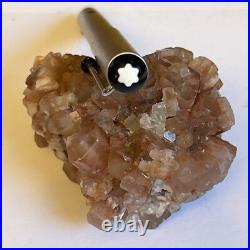 Rare Montblanc Turbo Fountain Pen M Nib Brushed Finish Germany + Pen Case