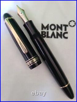 Rare Montblanc celluloid, 146, 14C, Gold Nib Fountain Pen from 1950's nice works