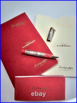 Rare Montegrappa Opera Tribute Invito a la Traviata LE 344 FP 18K Gold Med NIB