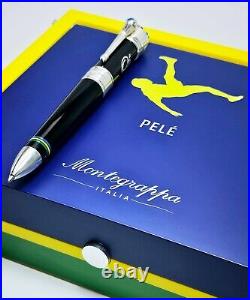 Rare! Montegrappa Pele P-10 Limited Edition 608/1940 Ballpoint Pen Isicpbsc
