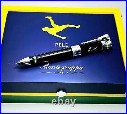 Rare! Montegrappa Pele P-10 Limited Edition 608/1940 Ballpoint Pen Isicpbsc