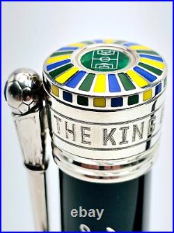 Rare! Montegrappa Pele P-10 Limited Edition 639/1940 Fountain Pen Broad Nib