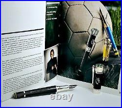 Rare! Montegrappa Pele P-10 Limited Edition 639/1940 Fountain Pen Broad Nib