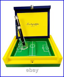 Rare! Montegrappa Pele P-10 Limited Edition 647/1940 Fountain Pen Fine Nib Rare! Montegrappa Pele P-10 Limited Edition 647/1940 Fountain Pen Fine Nib
