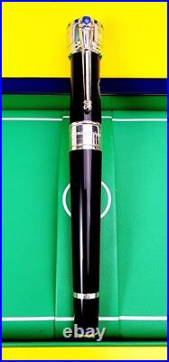 Rare! Montegrappa Pele P-10 Limited Edition 647/1940 Fountain Pen Fine Nib Rare! Montegrappa Pele P-10 Limited Edition 647/1940 Fountain Pen Fine Nib
