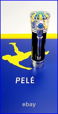 Rare! Montegrappa Pele P-10 Limited Edition 647/1940 Fountain Pen Fine Nib Rare! Montegrappa Pele P-10 Limited Edition 647/1940 Fountain Pen Fine Nib