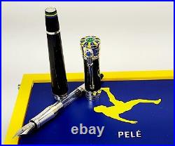 Rare! Montegrappa Pele P-10 Limited Edition 647/1940 Fountain Pen Fine Nib Rare! Montegrappa Pele P-10 Limited Edition 647/1940 Fountain Pen Fine Nib