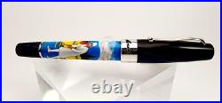 Rare! Montegrappa St Moritz 2010 Summer Golf Fountain Pen Medium Nib Issmlr
