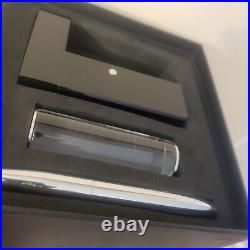 Rare Movado Black Crystal Business Card Holder with Pen usa stock dbk 212m