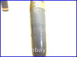 Rare NOS 50´s MATADOR CLICK 421 Guilloche Fountain Pen RARE Gray Color Flexy EF