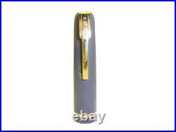 Rare NOS 50´s MATADOR CLICK 421 Guilloche Fountain Pen RARE Gray Color Flexy EF