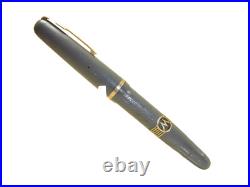 Rare NOS 50´s MATADOR CLICK 421 Guilloche Fountain Pen RARE Gray Color Flexy EF