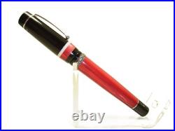 Rare NOS Italian DELTA PASSION Fountain Pen Flexy 14K F Silver Accents