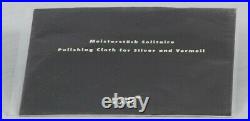 Rare NOS Montblanc Solitaire Rollerball Pen 163V Gold Ballpoint New In Box