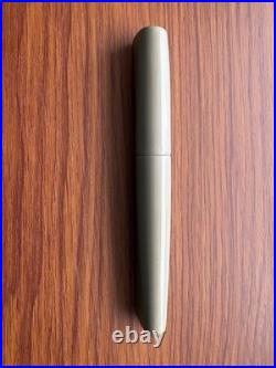 Rare Nakaya Dorsal Fin 2 Fountain Pen Elastic BB Nib Gray Roiro Landolt-Arbenz