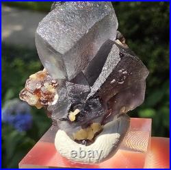 Rare- New Find, Pen Fluorite withMuscovite Erongo Mountains Namibia Miniature