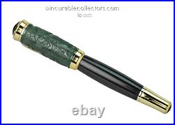 Rare New Montblanc Jade Qing Dynasty Le Fountain Pen 2002