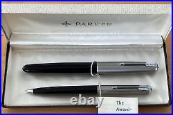 Rare New Old Stock Parker 51 Special Fountain Pen & Pencil withBox & Papers 1950's