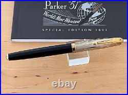 Rare New Parker 51 Special Edition, Empire State Cap Fountain Pen withBox & Papers