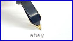 Rare Nib! Conway Stewart No 27 Pen, Plum Hatched, 14k Oblique Broad Nib