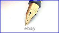 Rare Nib! Parker 75 Fountain Pen, Black Laque, 14k Oblique Broad Nib, France