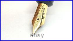 Rare Nib! Parker Demi Duofold Pen, Black, 14k Oblique Broad Nib, England