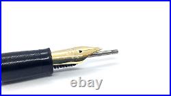 Rare Nib! Sheaffer Admiral Snorkel Pen, Pastel Green, 14k Oblique Medium Nib