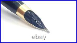 Rare Nib! Sheaffer Valiant Snorkel Pen, Black, 14k Double Broad Nib, Australia