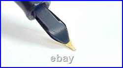 Rare Nib! Waterman Junior Pen, Green Marble, 14k Stub Broad Nib, Canada