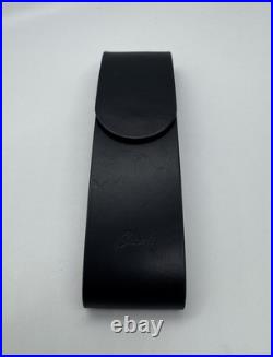 Rare OMAS for Brioni Fountain Pen, Blue Resin, Sterling Trim, 18K Nib, + Case