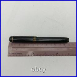 Rare Orthos Standard Ebonite Fountain Pen Button Filler 14k EF Flex Nib VTG 30s