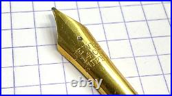 Rare Oversize Jewel Fountain Pen Nib Only, Firm, 14k Broad Nib, England