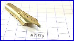 Rare Oversize Jewel Fountain Pen Nib Only, Firm, 14k Broad Nib, England