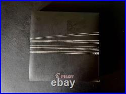 Rare PILOT Bamboo Fountain Pen Wine Red 14K Nib Unique Design Collectible