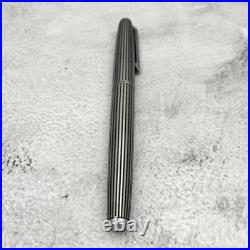 Rare PILOT Custom Stripe Fountain Pen Fine Nib Vintage Model H176