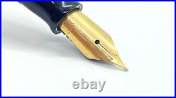 Rare Parker Major Vacumatic Pen, Burgundy Pearl, Semi Flex, 14k Med Nib, Canada