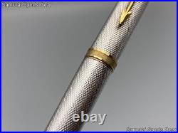 Rare Parker Premier Silver d'Orge Fountain Pen Discontinued 14K Nib Rare Parker Premier Silver d'Orge Fountain Pen Discontinued 14K Nib