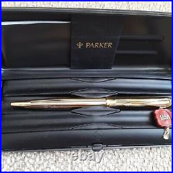 Rare Parker Sonnet 23k Gold Plated Ballpoint Pen, New in box, 85032