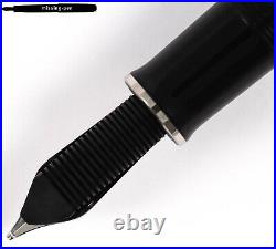 Rare Pelikan M1005 Piston Fountain Pen Black 18K B-nib Special Edition 2013