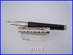 Rare Pen Fountain Pen PARKER Premier Custom Black St Tartan New Of Stock MA27
